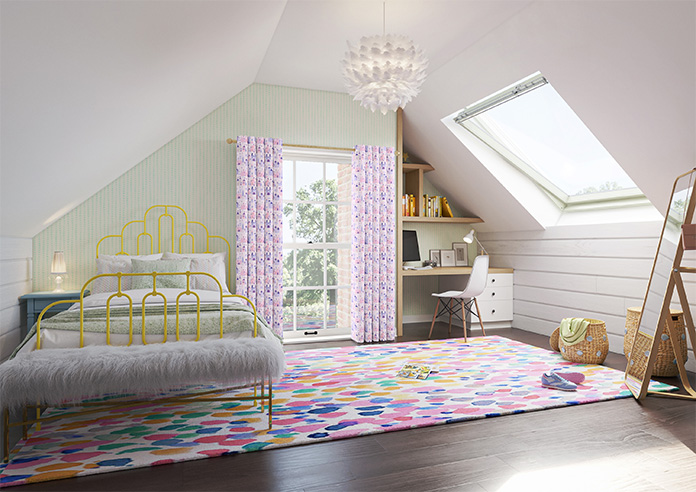 Magic Castle, Fairy Purple - Made to Measure Curtains - Image 7